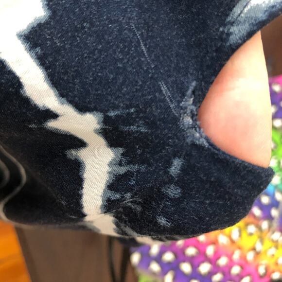 LOFT Tie Dye Suspended Neck Halter Romper Playsuit 6 - Picture 9 of 10